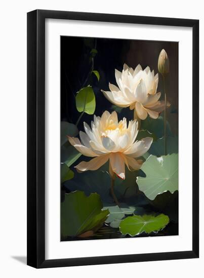 Lotus I-Vivienne Dupont-Framed Art Print