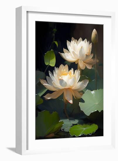 Lotus I-Vivienne Dupont-Framed Art Print