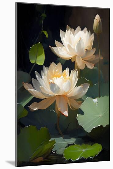 Lotus I-Vivienne Dupont-Mounted Art Print