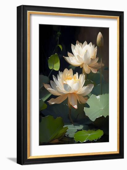 Lotus I-Vivienne Dupont-Framed Art Print