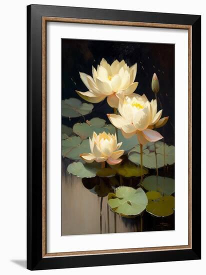 Lotus II-Vivienne Dupont-Framed Art Print