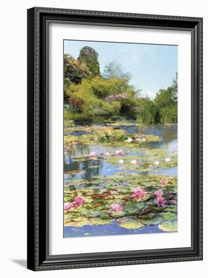 Lotus Lagoon-Tania Bello-Framed Giclee Print