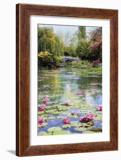 Lotus Lake-Tania Bello-Framed Giclee Print