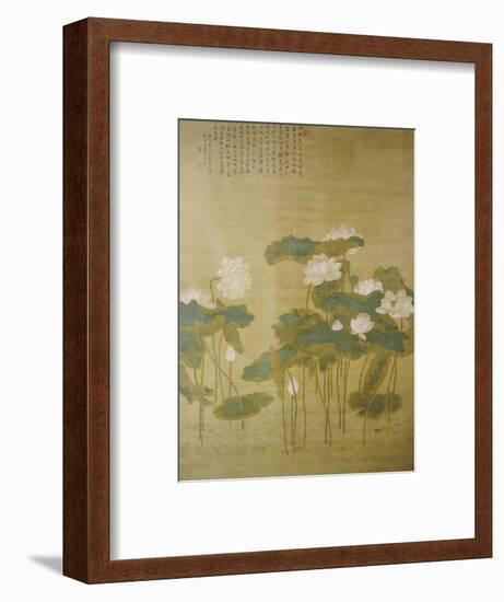 Lotus Pond, 1726-Hua Yan-Framed Premium Giclee Print