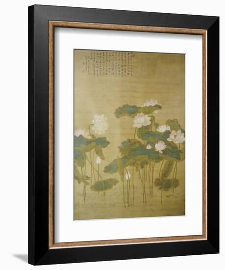 Lotus Pond, 1726-Hua Yan-Framed Premium Giclee Print