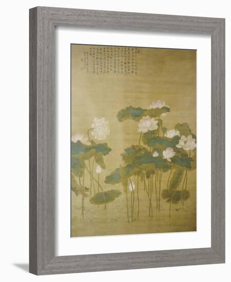 Lotus Pond, 1726-Hua Yan-Framed Giclee Print