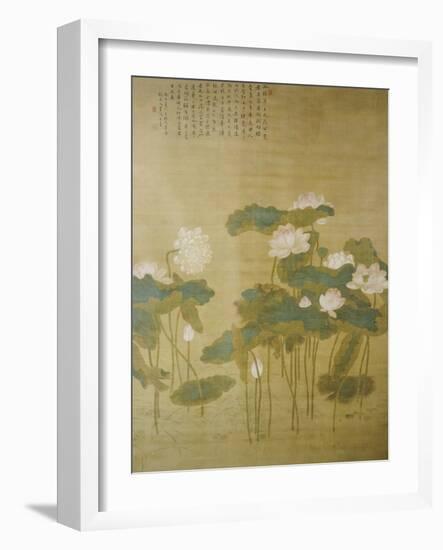 Lotus Pond, 1726-Hua Yan-Framed Giclee Print