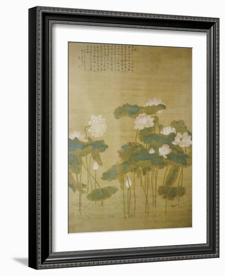 Lotus Pond, 1726-Hua Yan-Framed Giclee Print