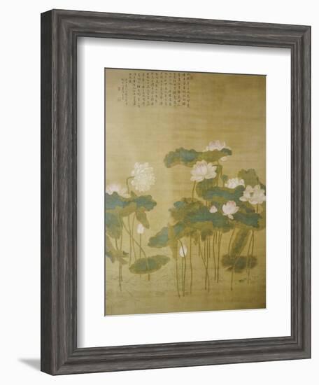 Lotus Pond, 1726-Hua Yan-Framed Giclee Print