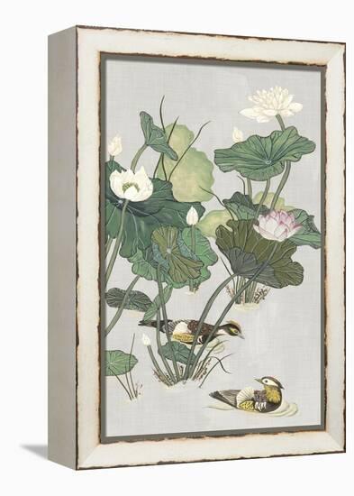 Lotus Pond I-Melissa Wang-Framed Stretched Canvas