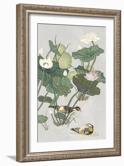 Lotus Pond I-Melissa Wang-Framed Premium Giclee Print