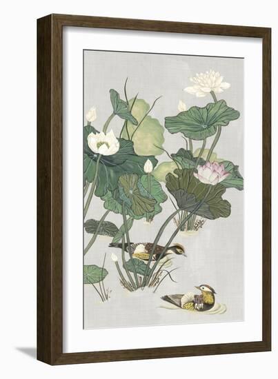 Lotus Pond I-Melissa Wang-Framed Premium Giclee Print