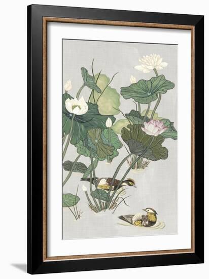 Lotus Pond I-Melissa Wang-Framed Premium Giclee Print