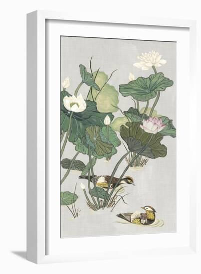 Lotus Pond I-Melissa Wang-Framed Premium Giclee Print