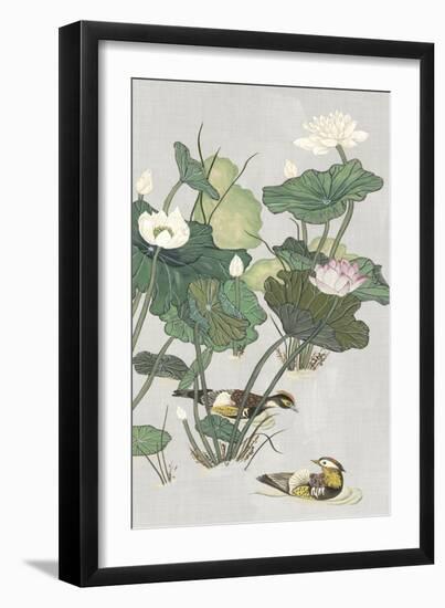 Lotus Pond I-Melissa Wang-Framed Art Print