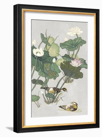 Lotus Pond I-Melissa Wang-Framed Art Print