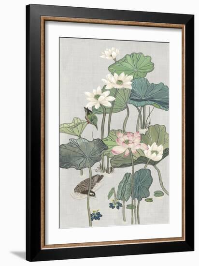 Lotus Pond II-Melissa Wang-Framed Premium Giclee Print