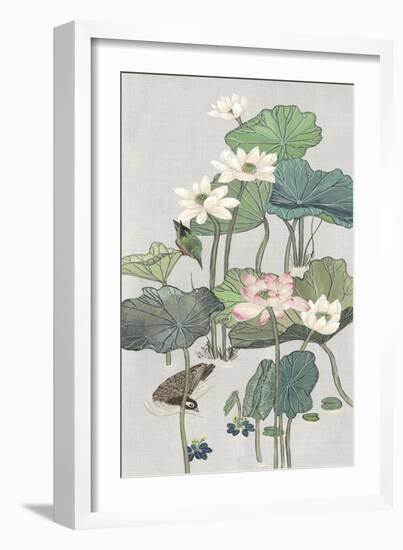 Lotus Pond II-Melissa Wang-Framed Premium Giclee Print