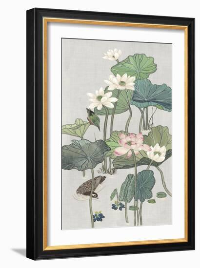 Lotus Pond II-Melissa Wang-Framed Premium Giclee Print