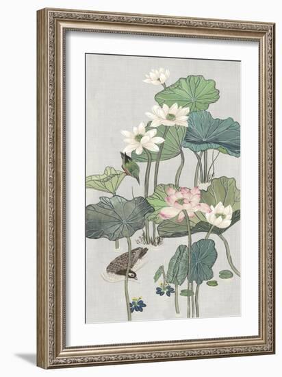 Lotus Pond II-Melissa Wang-Framed Art Print