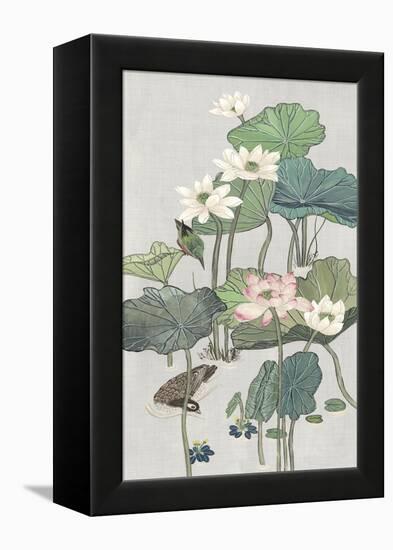 Lotus Pond II-Melissa Wang-Framed Stretched Canvas