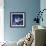 Lotus Shibori-Meili Van Andel-Framed Art Print displayed on a wall