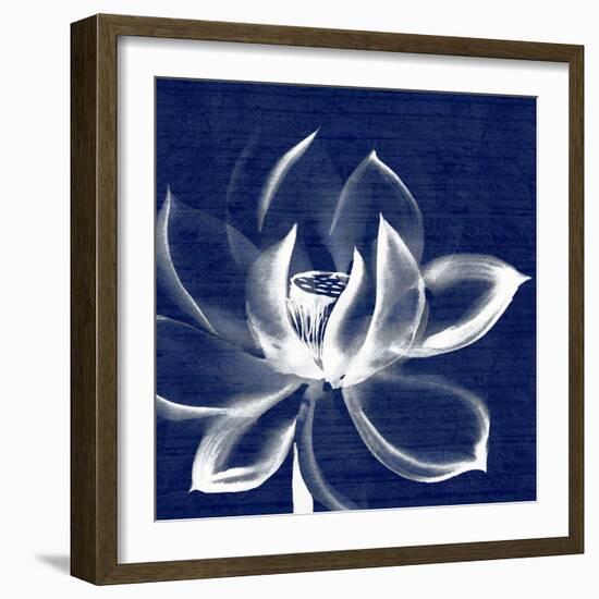 Lotus Shibori-Meili Van Andel-Framed Premium Giclee Print