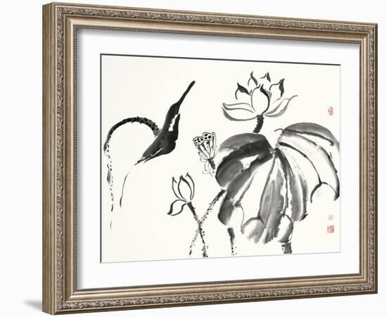 Lotus Study I-Nan Rae-Framed Art Print