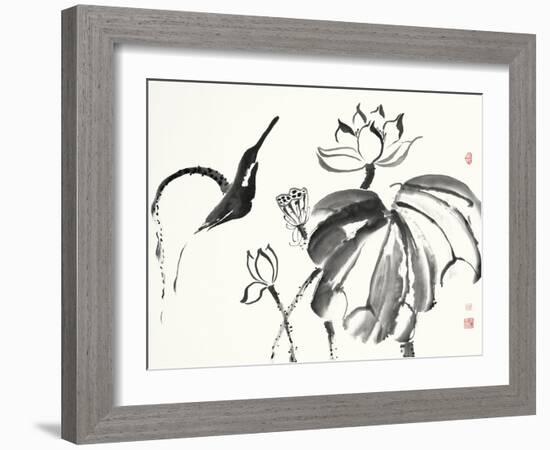 Lotus Study I-Nan Rae-Framed Art Print