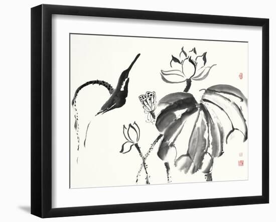 Lotus Study I-Nan Rae-Framed Art Print