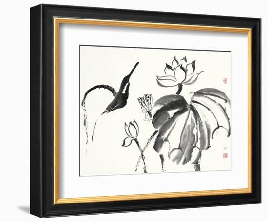 Lotus Study I-Nan Rae-Framed Art Print