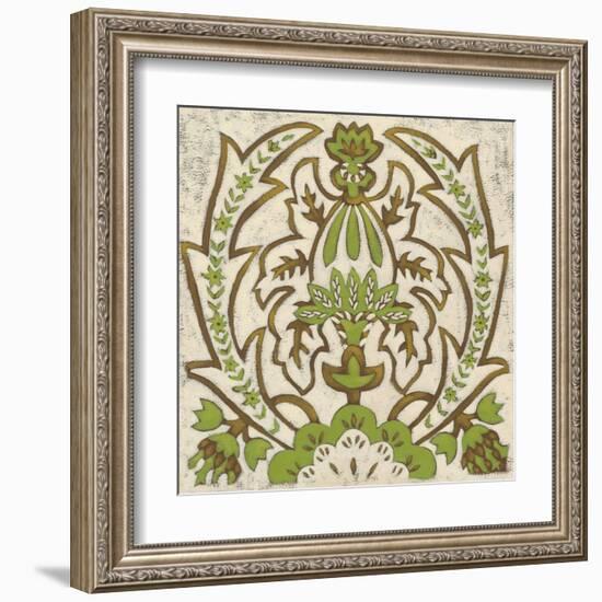 Lotus Tapestry II-Chariklia Zarris-Framed Art Print