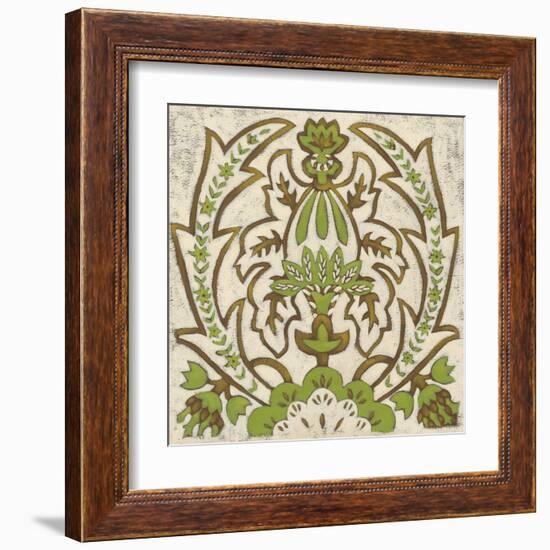 Lotus Tapestry II-Chariklia Zarris-Framed Art Print