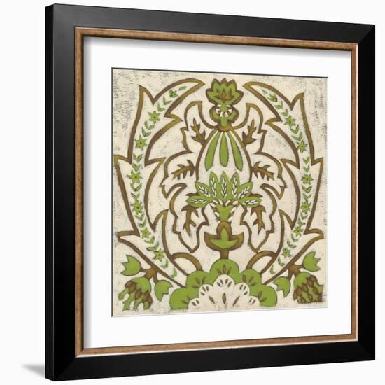 Lotus Tapestry II-Chariklia Zarris-Framed Art Print