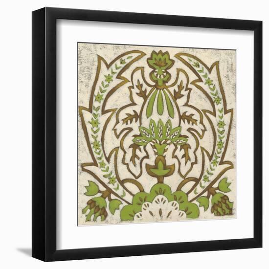 Lotus Tapestry II-Chariklia Zarris-Framed Art Print