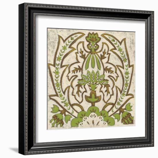 Lotus Tapestry II-Chariklia Zarris-Framed Art Print