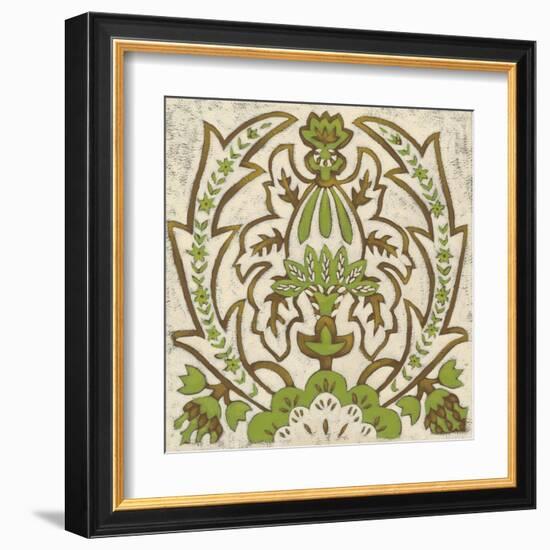 Lotus Tapestry II-Chariklia Zarris-Framed Art Print