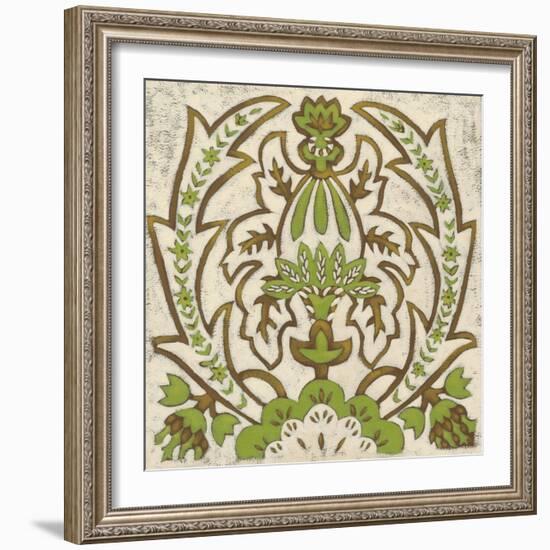 Lotus Tapestry II-Chariklia Zarris-Framed Art Print