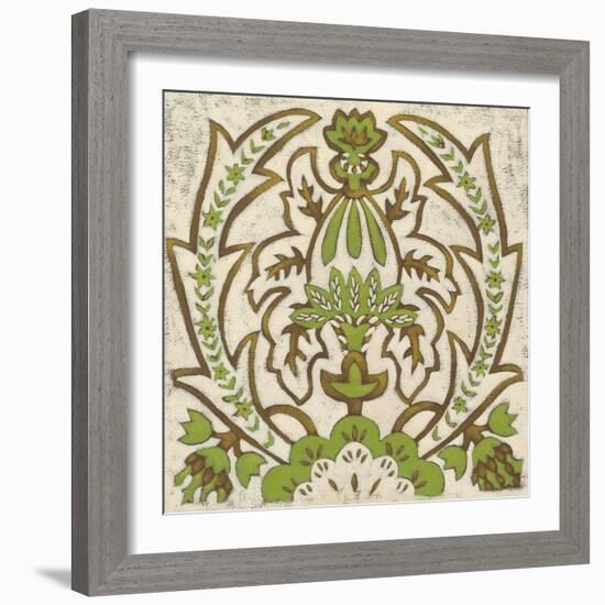 Lotus Tapestry II-Chariklia Zarris-Framed Art Print