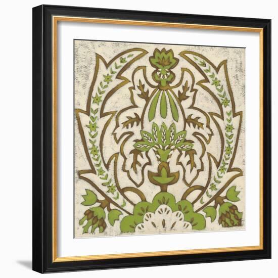 Lotus Tapestry II-Chariklia Zarris-Framed Art Print