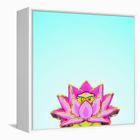 Lotus-Matt Crump-Framed Stretched Canvas