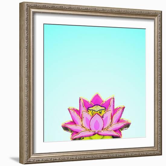 Lotus-Matt Crump-Framed Photographic Print