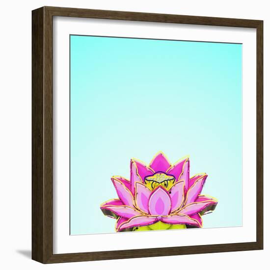 Lotus-Matt Crump-Framed Photographic Print