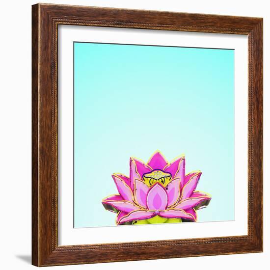 Lotus-Matt Crump-Framed Photographic Print