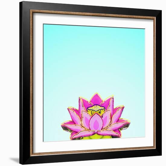 Lotus-Matt Crump-Framed Photographic Print