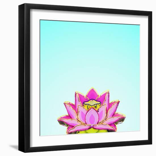 Lotus-Matt Crump-Framed Photographic Print