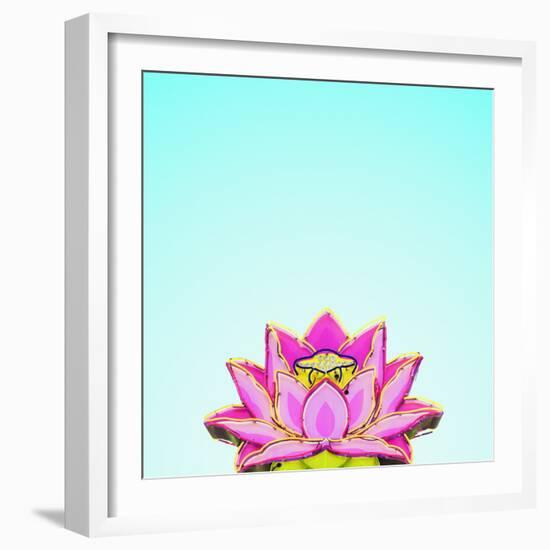 Lotus-Matt Crump-Framed Photographic Print