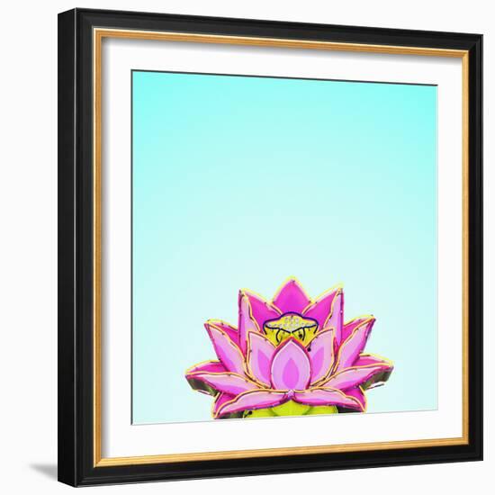 Lotus-Matt Crump-Framed Photographic Print