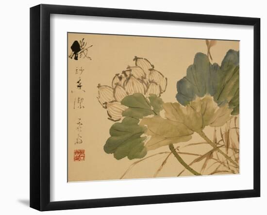 Lotus-Xu Gu-Framed Giclee Print