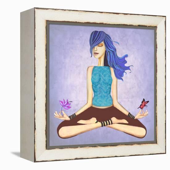 Lotus-Jami Goddess-Framed Stretched Canvas